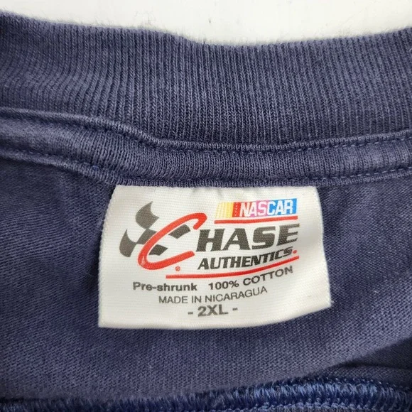 Vintage Jeff Gordon DuPont Men's 2XL‎ T-Shirt Blue Chase Authentics NASCAR Shirt - Picture 4 of 6